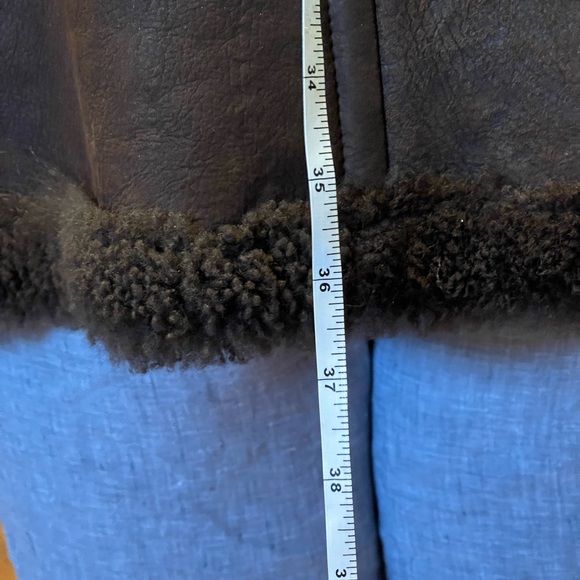 YVES SAINT LAURENT sheep skin winter coat. - Picture 11 of 11